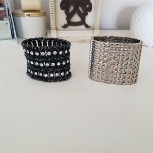 3/$25 Large cuff stretch bracelets